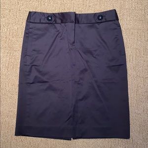 J. Crew navy pencil skirt
